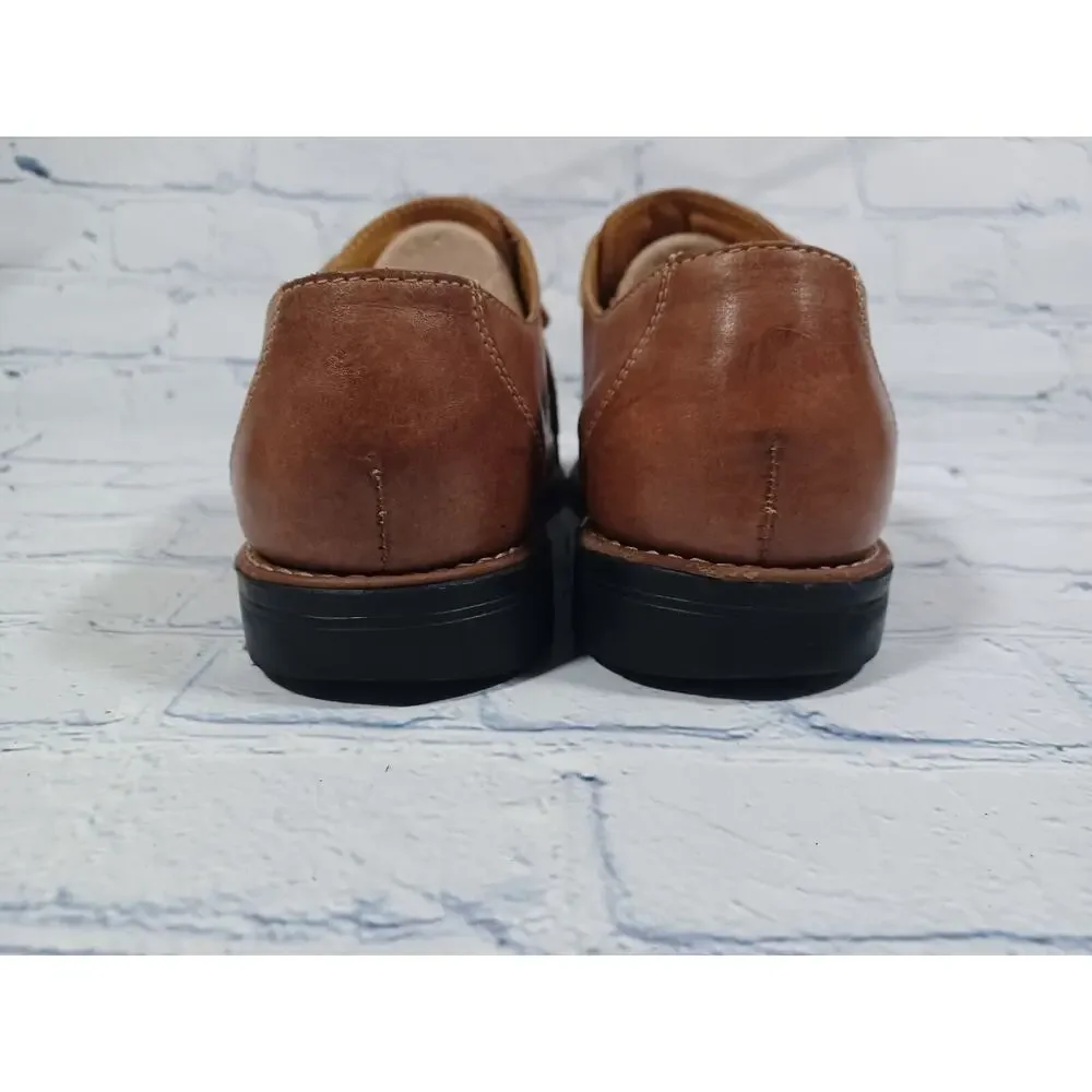 SANDRO MASCOLONI Shoes Mens 11.5‎ D Brown Leather Dress Cap Toe 17305